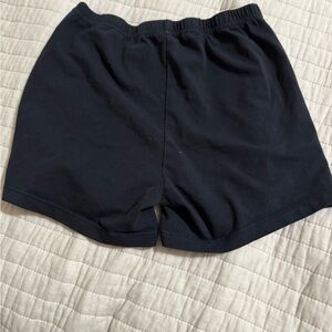 Lands End Girls Black Biker Shorts Size 10/12 Medium